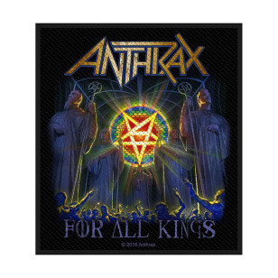 Anthrax - For All Kings Official Standard Patch ***READY TO SHIP from Hong Kong***